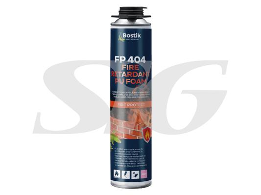 Piana montażowa pistoletowa ogniochronna BOSTIK FP 404 FIRE RETARDANT PU GUNFOAM 750 ml (840 szt./paleta)