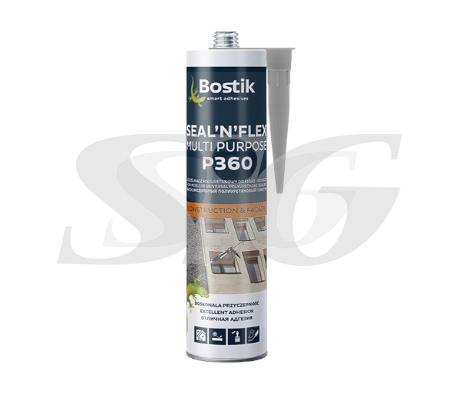 Uszczelniacz poliuretanowy BOSTIK P360 SEAL N FLEX MULTI PURPOSE szary 300 ml 