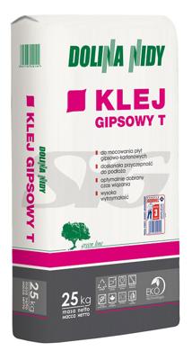 Klej gipsowy T DOLINA NIDY szary 25 kg (40 szt./paleta) 