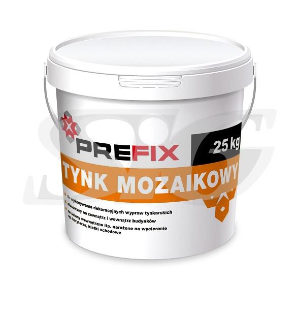 Tynk mozaikowy PREFIX baza 6,8 25 kg (40 szt./paleta) 