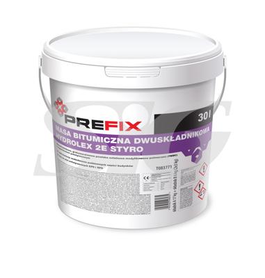 Przeciwwodna hydroizolacja fundamentów PREFIX HYDROLEX 2E 30 l
