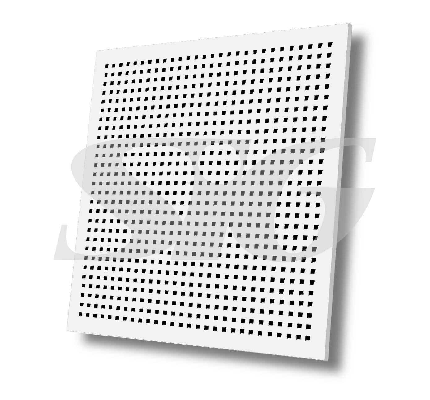 Płyta sufitowa gipsowa RIGIPS GYPTONE QUATTRO 20 E15 perforacja 9/9 mm 12,5/600/600 mm (2,88 m2) 