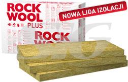 Wełna mineralna ROCKWOOL ROCKMIN PLUS λ=0,37 W/mK 100/610/1000 mm (6,1 m2) 30 szt./paleta 