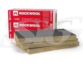 Wełna mineralna do fasad wentylowanych ROCKWOOL VENTIROCK F SUPER czarna włóknina λ=0,033 W/mK 50/600/1000 mm (4,8 m2) 