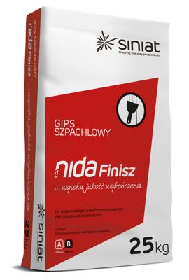 Gips szpachlowy SINIAT NIDA FINISH 25 kg 