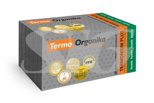 Styropian fasadowy TERMO ORGANIKA TERMONIUM PLUS FASADA λ=0,031 W/mK 150/500/1000 mm (0,3 m3)