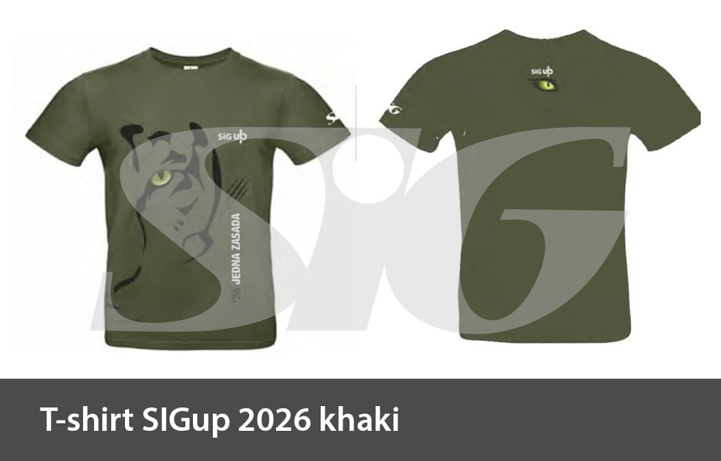 T-Shirt SIGup khaki